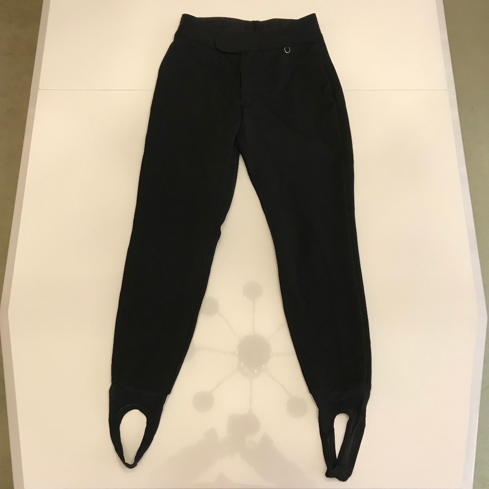 Vintage Schoeller Pants Ski Stirrups Winter Stretch Trousers 80's Retro Small